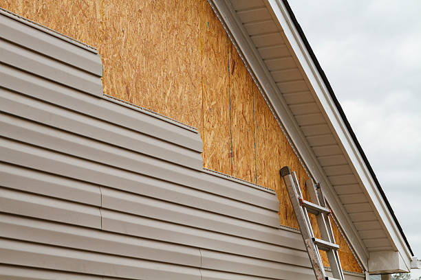 Professional Siding Replacement technician working in Keswick, VA